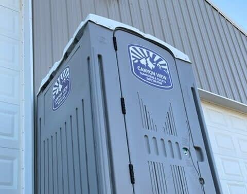 portable toilets for new construction Canyon View Dumpsters Ogden UT