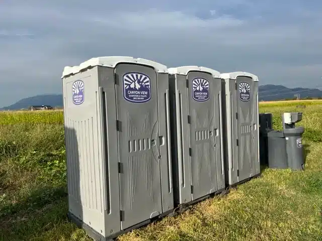 portable toilet Canyon View Dumpsters Ogden UT